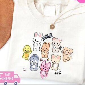 Stray Kids Dominate World Tour 2025 Tee, Stray Kids Skzoo Tee